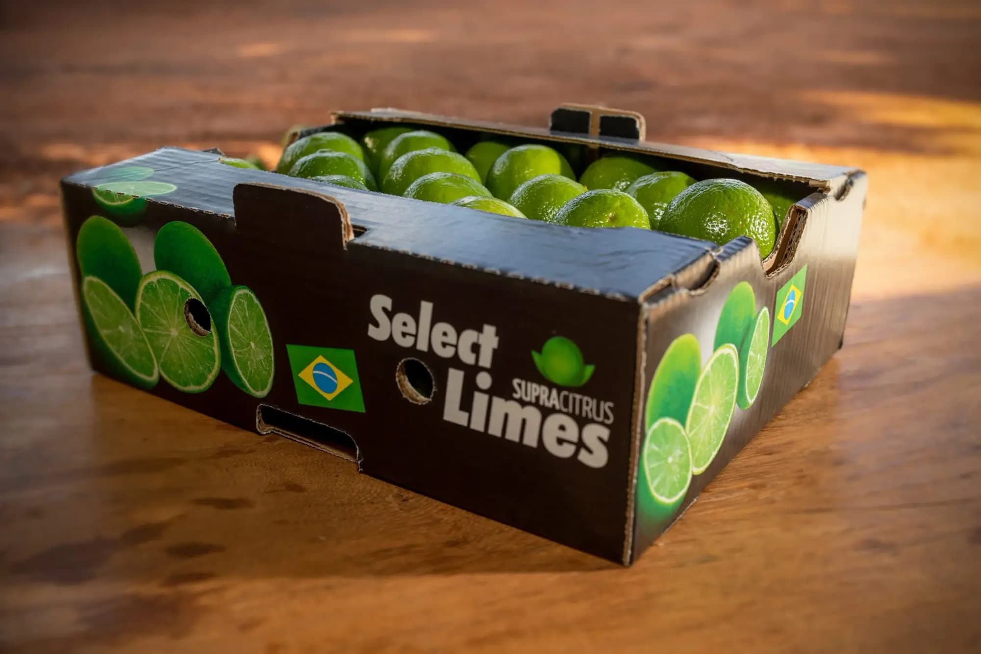 Caixa de exportação Select Limes da Supracitrus