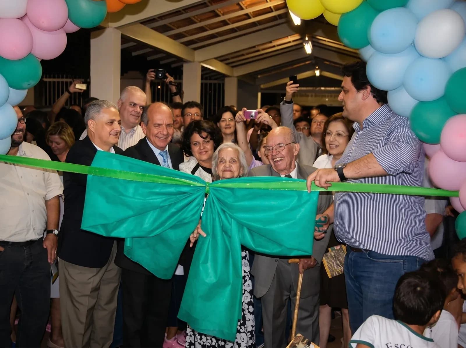 Cerimônia de inauguração do Instituto Vovó Maria Nazareth