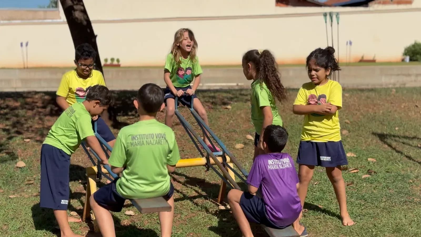 Recreação no Instituto Vovó Maria Nazareth