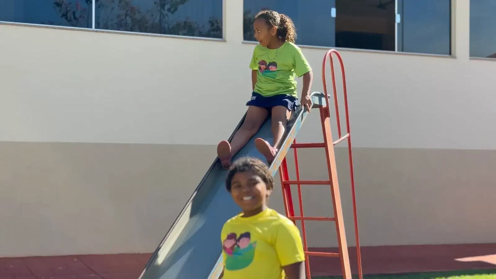 Crianças no Instituto Vovó Maria Nazareth