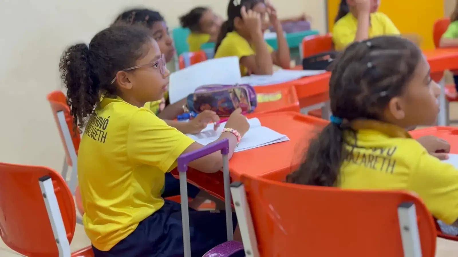 Crianças no Instituto Vovó Maria Nazareth